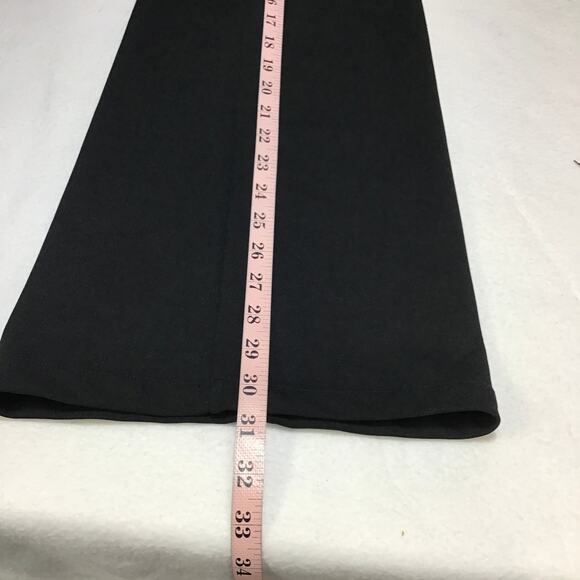 LULU'S SZ M Black Feel Your Love Round Neck Ruffled Wide-Leg Jumpsuit b49 - Picture 8 of 11